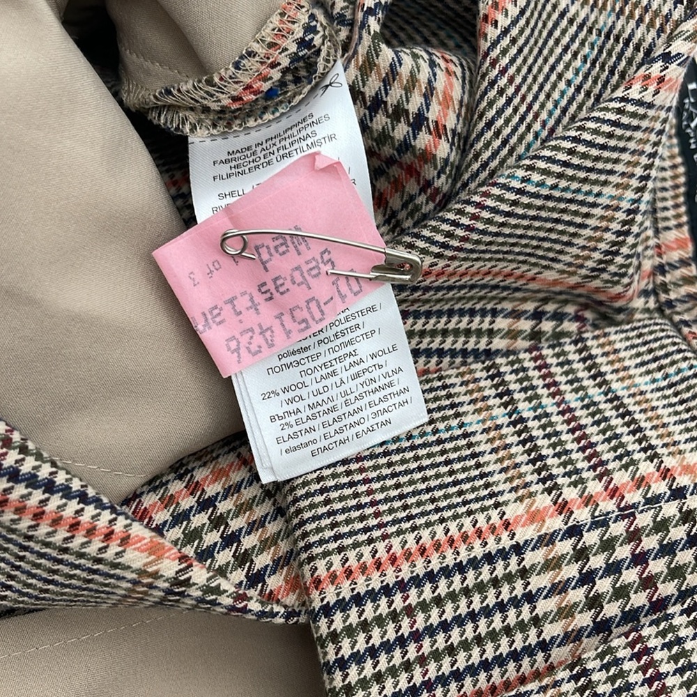 Lauren Ralph Lauren Black Label Plaid Pleated Skirt 10P - Picture 6 of 8